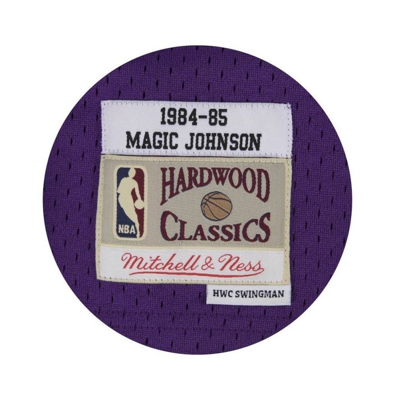 Swingman NBA Hardwood Classics Mitchell&Ness Magic Johnson Los Angeles Lakers Morada
