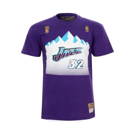 Camiseta M&N KARL MALONE UTAH JAZZ