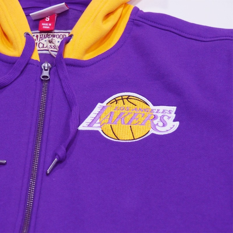Sudadera NBA Full Zip Fleece Los Angeles Lakers