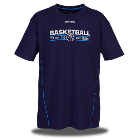 Camiseta Team de Spalding. Color azul.