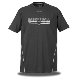 Camiseta Team de Spalding. Color negro.