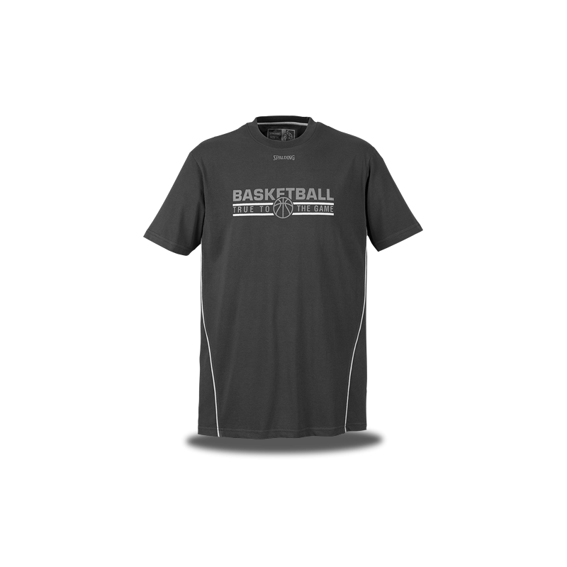 SPALDING TEAM T-SHIRT BLACK