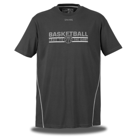 SPALDING TEAM T-SHIRT BLACK