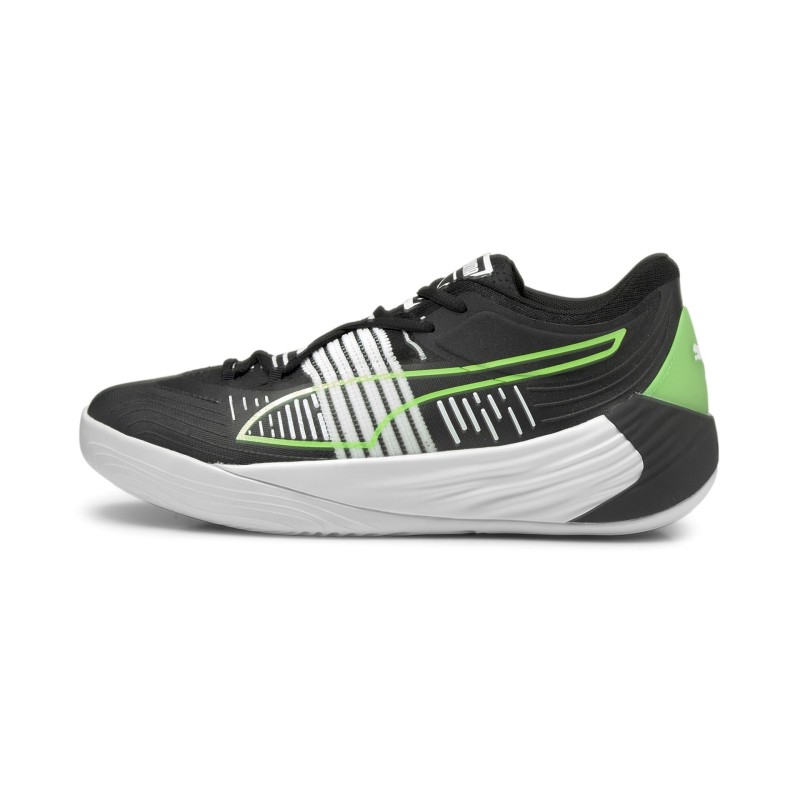 Zapatilla de Baloncesto Puma Fusion Nitro Black Fluor