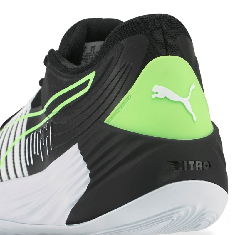 Zapatilla de Baloncesto Puma Fusion Nitro Black Fluor