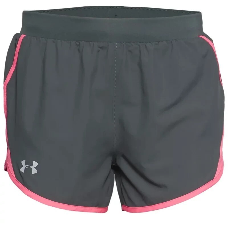 Pantalon Corto Femenino Gris Y Rosa Underarmour