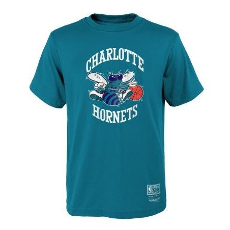 Camiseta Niños NBA Retro Logo Charlotte Hornets