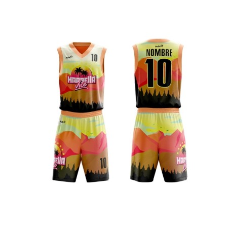 Equipación Baloncesto Personalizada Sublimada