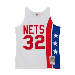 Swingman NBA Julius Erving New York Nets Blanca 1973-74