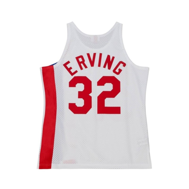 Swingman NBA Julius Erving New York Nets Blanca 1973-74