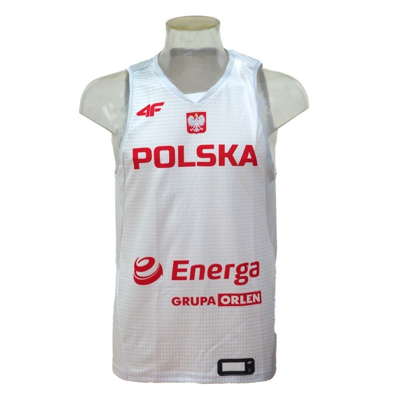 Camiseta FIBA Polonia Eurobasket 2022 2ª Blanca