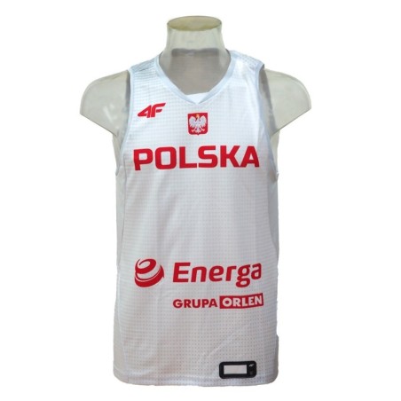 Camiseta FIBA Polonia Eurobasket 2022 2ª Blanca