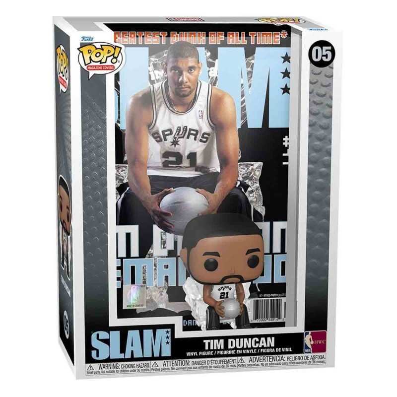 Funko Cover NBA Tim Duncan Cromo San Antonio Spurs