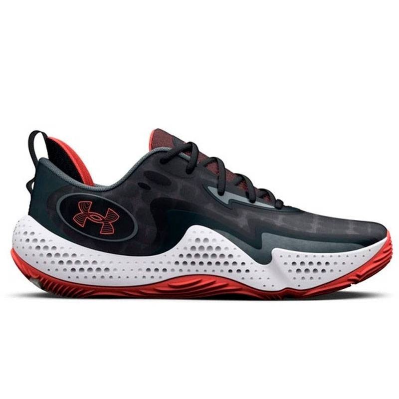 Zapatilla Under Armour Spawn 5 "Black And Red"