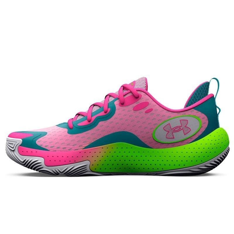 Zapatilla Under Armour Spawn 5 "Pink And Green"