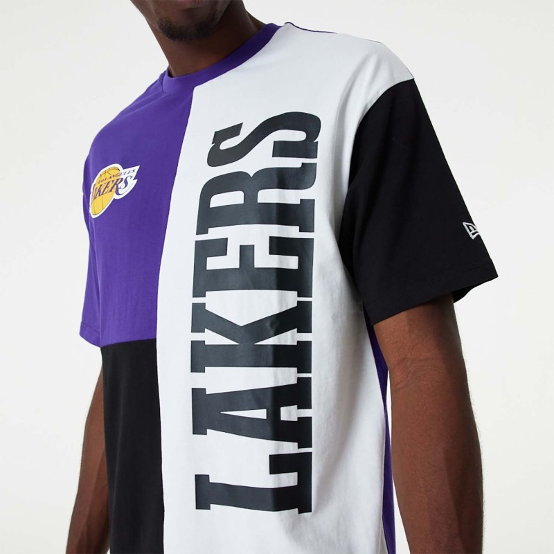 CamCamiseta NBA Cut And Sew Oversized Los Angeles Lakers