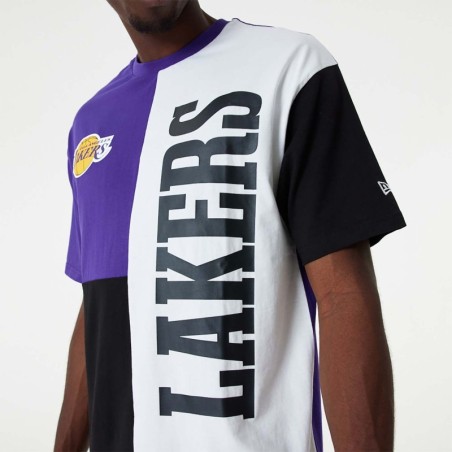 CamCamiseta NBA Cut And Sew Oversized Los Angeles Lakers