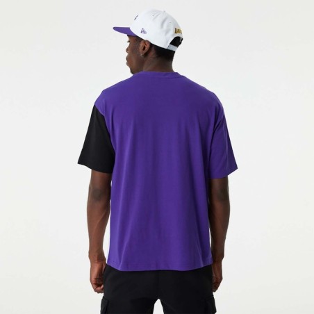 CamCamiseta NBA Cut And Sew Oversized Los Angeles Lakers