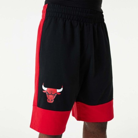 Pantalón Corto Negro Y Rojo Chicago Bulls New Era