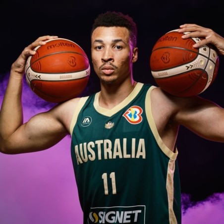 Camiseta de Baloncesto FIBA Australia Dante Exum Verde