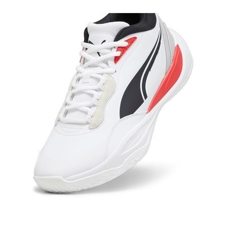 Zapatilla Puma Playmaker Pro Plus Blanca Y Roja