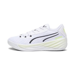 Zapatilla de Baloncesto Puma All Pro Nitro "Blanca y Lima"