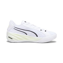Zapatilla de Baloncesto Puma All Pro Nitro "Blanca y Lima" 2