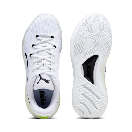 Zapatilla de Baloncesto Puma All Pro Nitro "Blanca y Lima"