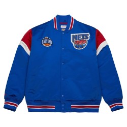 Mitchell & Ness Heavyweight NBA New Jersey Nets Satin Jacket