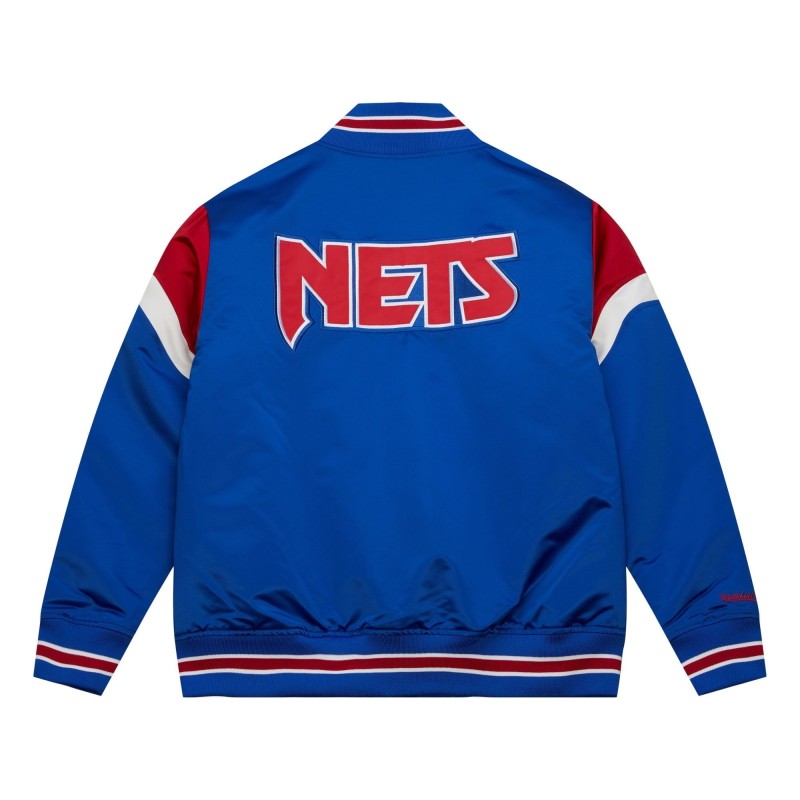 Mitchell & Ness Heavyweight NBA New Jersey Nets Satin Jacket