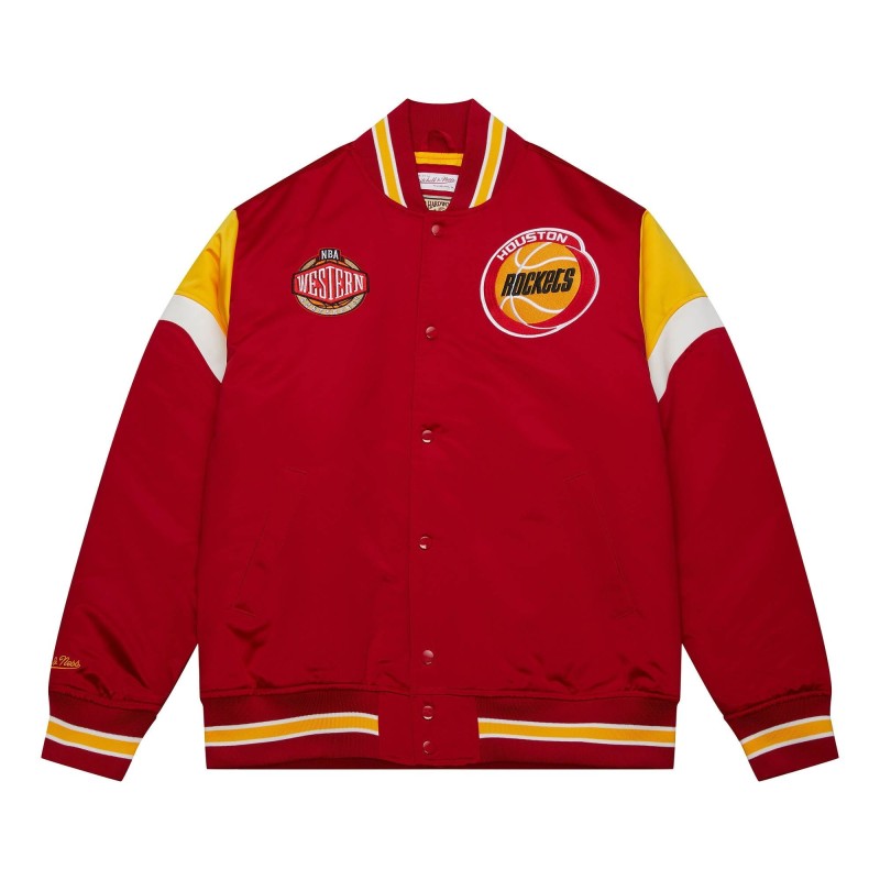 Mitchell & Ness Heavyweight NBA Houston Rockets Satin Jacket