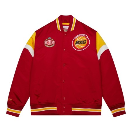 Mitchell & Ness Heavyweight NBA Houston Rockets Satin Jacket
