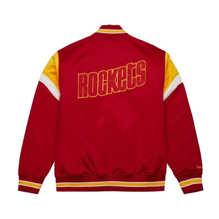 Mitchell & Ness Heavyweight NBA Houston Rockets Satin Jacket