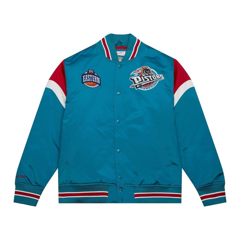 Mitchell & Ness Heavyweight NBA Detroit Pistons Satin Jacket
