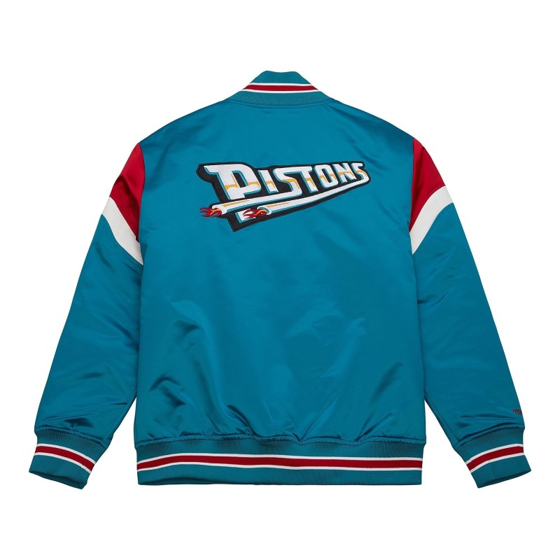 Mitchell & Ness Heavyweight NBA Detroit Pistons Satin Jacket
