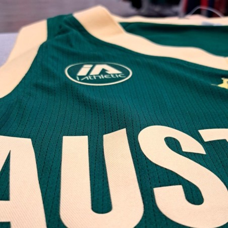 Camiseta de Baloncesto FIBA Australia Patty Mills Verde Mundial 2023