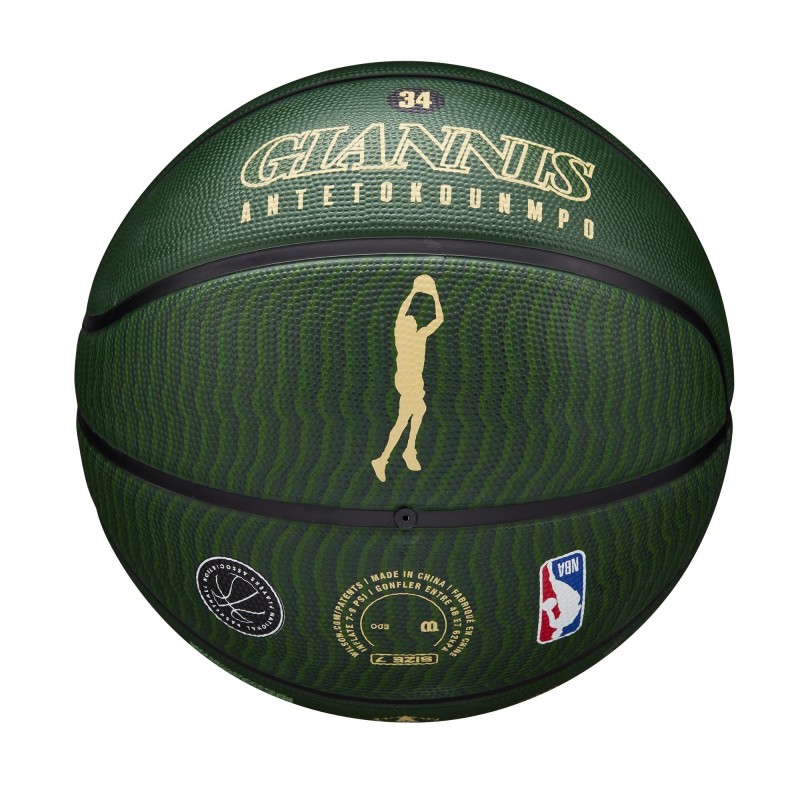 Balón Wilson NBA Player Icon Giannis Antetokounmpo