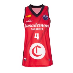 Camiseta Women Euroleague Zaragoza Casademont 1ª 23/24 2