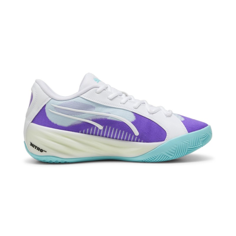 Zapatilla de Baloncesto Puma All Pro Nitro"Deep Aqua-Purple Glimmer"