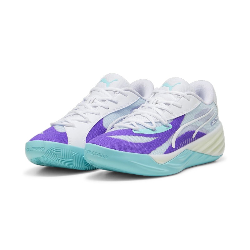Zapatilla de Baloncesto Puma All Pro Nitro"Deep Aqua-Purple Glimmer"