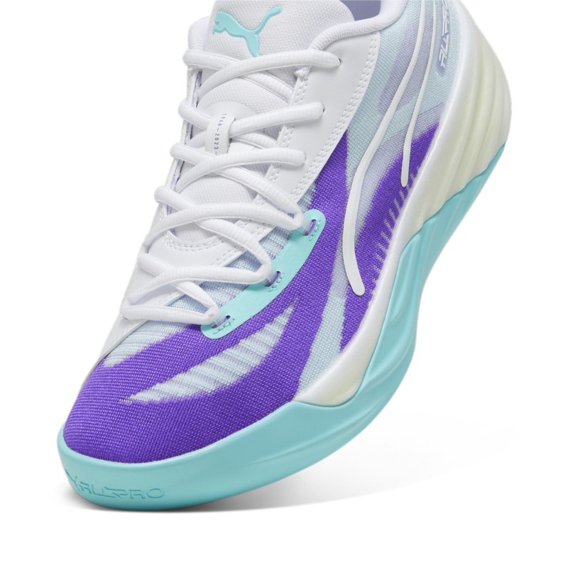 Zapatilla de Baloncesto Puma All Pro Nitro"Deep Aqua-Purple Glimmer"