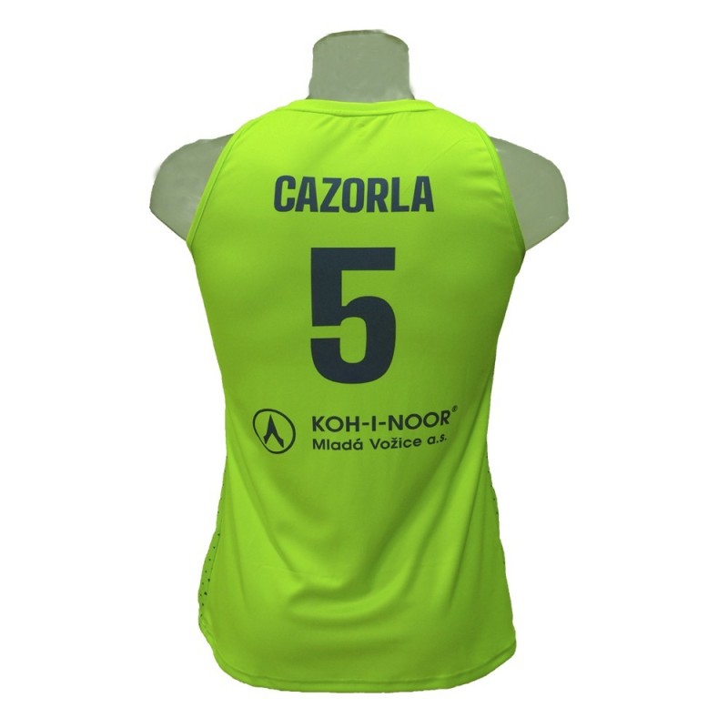 Preventa Camiseta Femenina Maite Cazorla ZVVZ USK Praha Amarilla