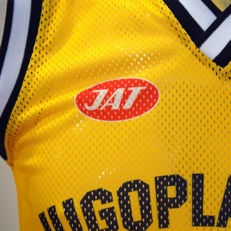 Camiseta Réplica Toni Kukoc Jugoplastika Amarilla