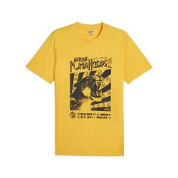 Camiseta Hoops Puma Amarilla