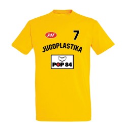 Camiseta N&N FIBA Kukoc Jugoplastika Amarilla