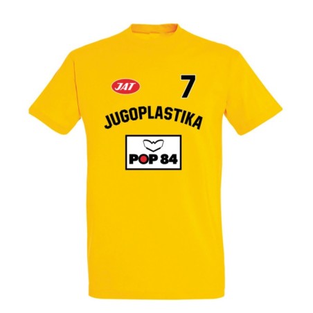 Camiseta N&N FIBA Kukoc Jugoplastika Amarilla