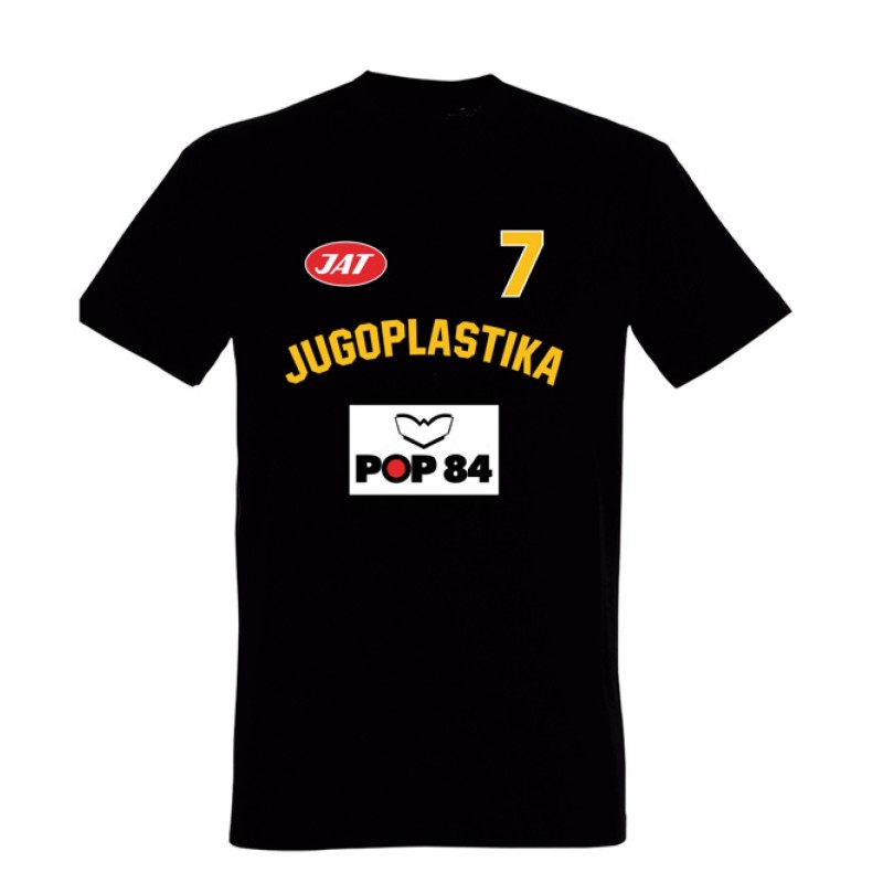 Camiseta N&N FIBA Kukoc Jugoplastika Negra