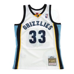 Swingman NBA Marc Gasol Memphis Grizzlies Blanca 2010-2011