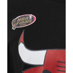 Camiseta NBA Team Logo Tee Chicago Bulls Negra 2