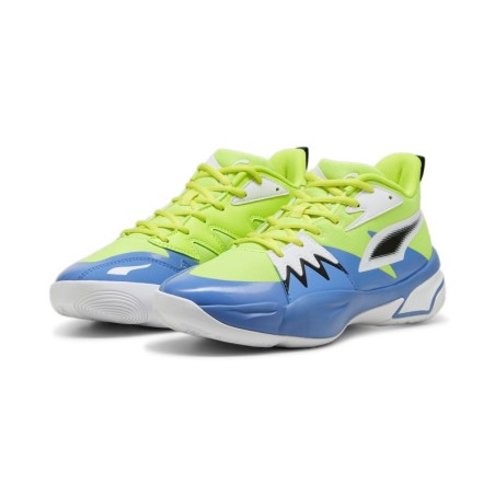 Zapatilla de Baloncesto Puma Genetics "Lima y Azul"